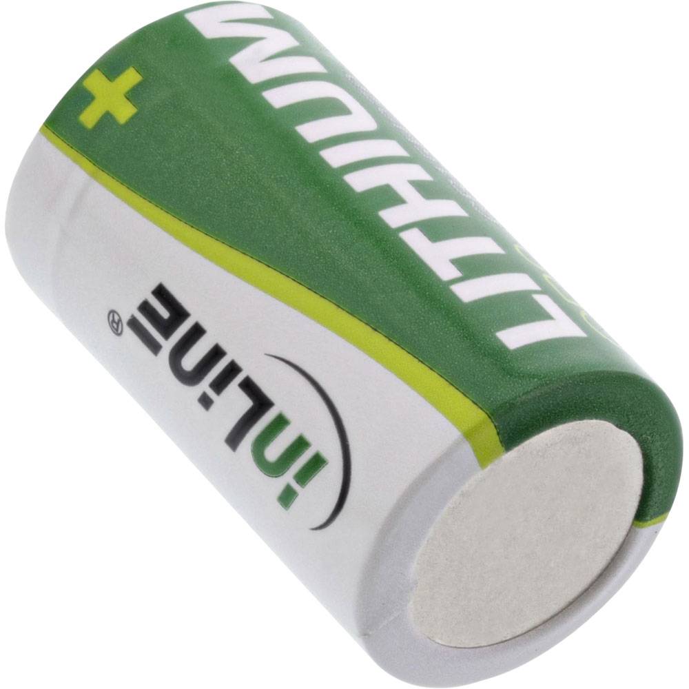 InLine® Lithium High Energy Batterie, Fotobatterie, CR2, 3V 850mAh, 1er Pack-1
