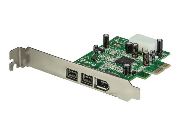 StarTech.com 3 Port 800+400 FireWire PCI Express Schnittstellen Combo Karte - PCIe 3 Port FireWire Card - PCI-e 1 x Fire