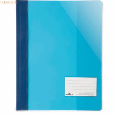 Sichthefter A4+ Kunststoff 244x310mm blau
