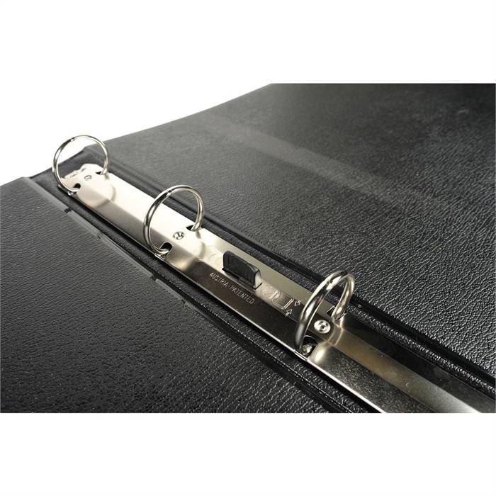 Ringbuch A3 quer PVC 30mm 4 Ringe schwarz-1