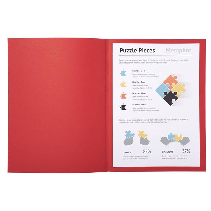100er Packung Aktendeckel A4 SUPER 210 24x32cm 5-farben-3