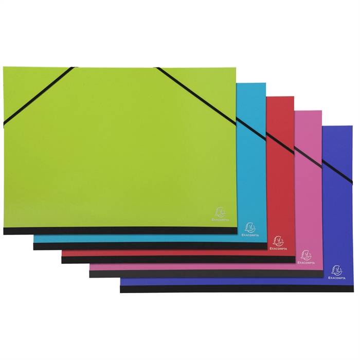 Zeichenmappe 32x45cm mit Gummizug farbig sortiert-0