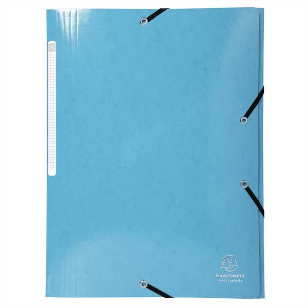 EXACOMPTA Eckspannermappe Iderama, A4, Karton, hellblau (8701614)