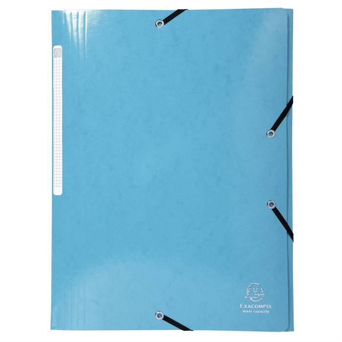 EXACOMPTA Eckspannermappe Iderama, A4, Karton, hellblau (8701614)-0