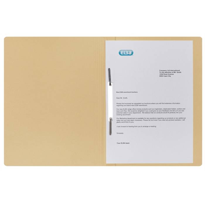 ELBA Schnellhefter ""Smart Line"" A4, aus 250 g/mÂ² Karton (RC), für kaufm. oder Amtsheftung-2