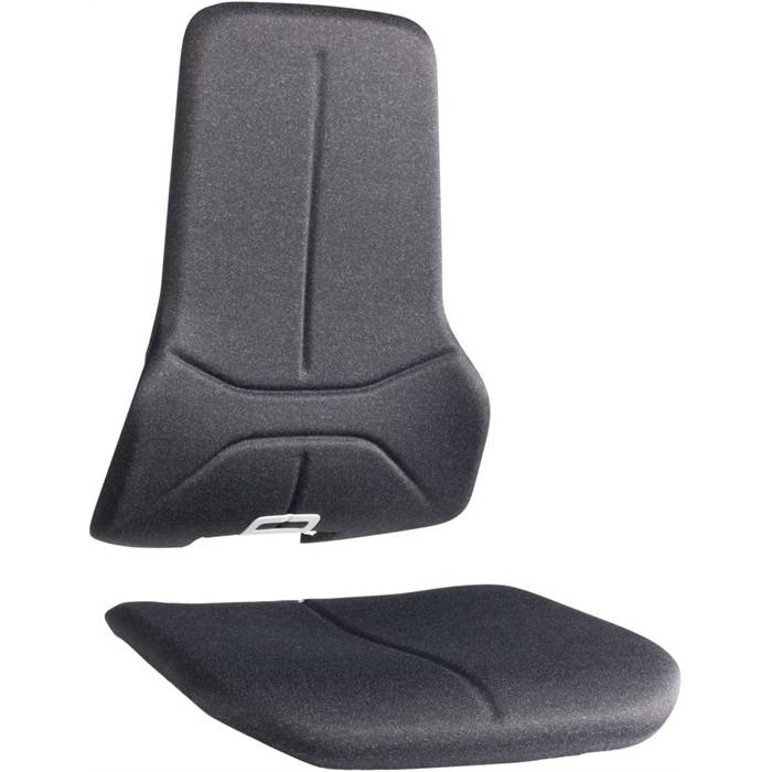 Polsterelement Stoff schwarz für Arbeitsstuhl ESD Neon-0
