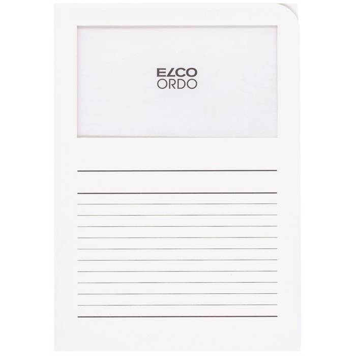 ELCO ordo classico - L-förmiger Ordner - für A4 - weiß (Packung mit 100)