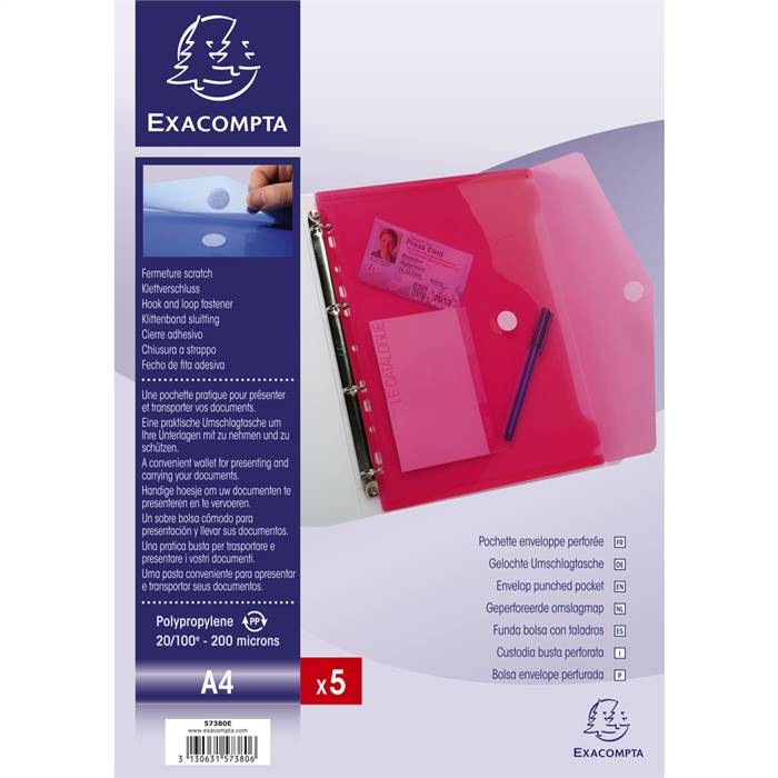 EXACOMPTA Dokumententasche, DIN A4, PP, farbig sortiert-2