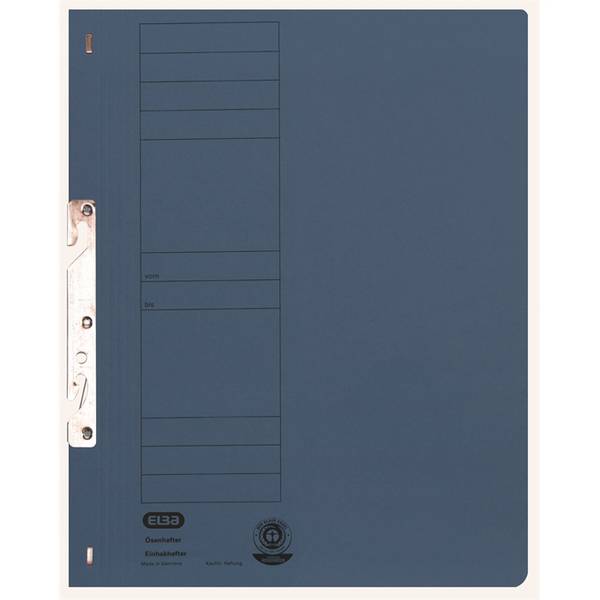 ELBA Einhakhefter 100551883 DIN A4 kfm. Heftung blau