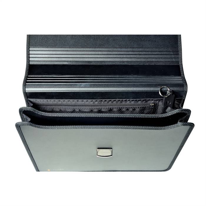 EXACOMPTA 59144E - Aktentasche Exabag aus PP mit Griff, 60 mm Rücken, 30,5x36x5 cm für DIN A4, ExactiveÂ®, Schwarz-3