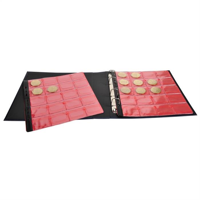 EXACOMPTA Sammel-Ringbuch für 100 Souvenir-Medaillen, blau (8701489)-3