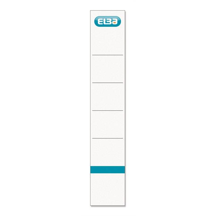 ELBA - Rückenetikett für Aktenordner - weiß (Packung mit 10)-0