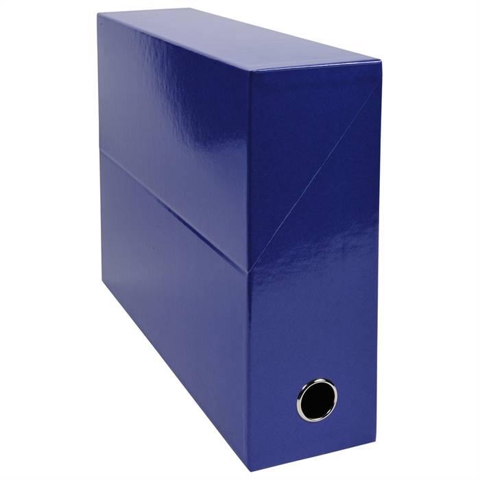 EXACOMPTA Archivbox Iderama, Karton, 90 mm, dunkelblau (8701622)-0