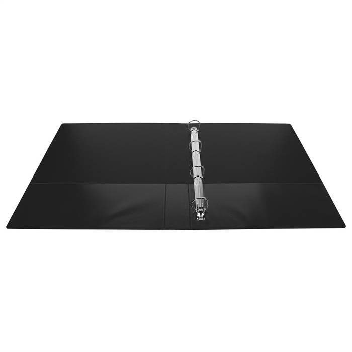Präsentationsringbuch Kreacover A4 30mm 4 Ringe schwarz-2