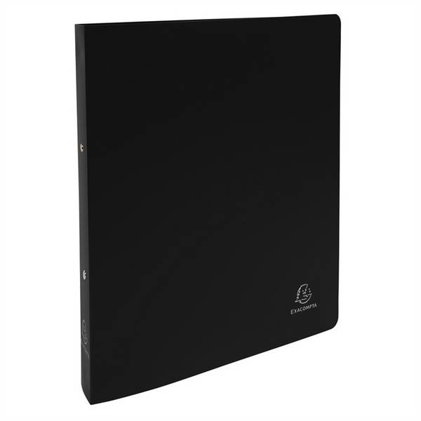 Ringbuch Uni A4 Maxi PP 2 Ringe 30mm schwarz