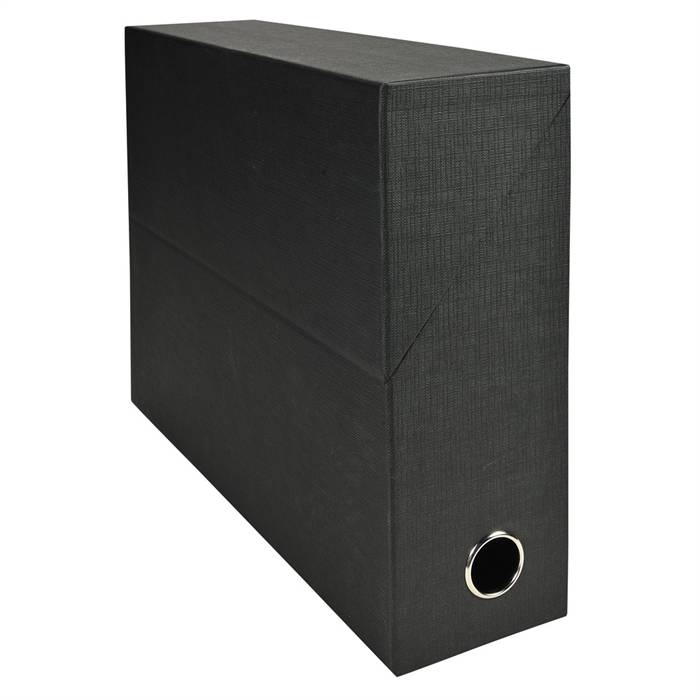 EXACOMPTA Archivbox, DIN A4, Karton, 90 mm, schwarz (8700785)-0