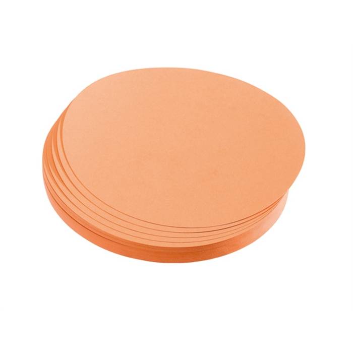 FRANKEN - Moderationskarte - Kreis - Durchmesser: 14 cm - orange (Packung mit 500)-0