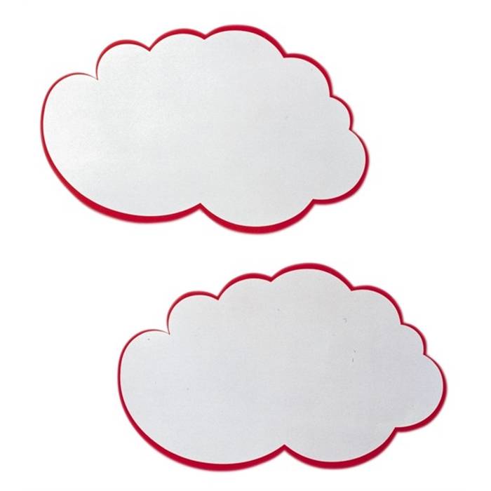 FRANKEN Moderationskarte "Wolke", selbstklebend, 60x100 mm-0