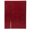 Briefmarken Einsteckalbum aus Halbleder, 16 Seiten, 16,5x22,5cm