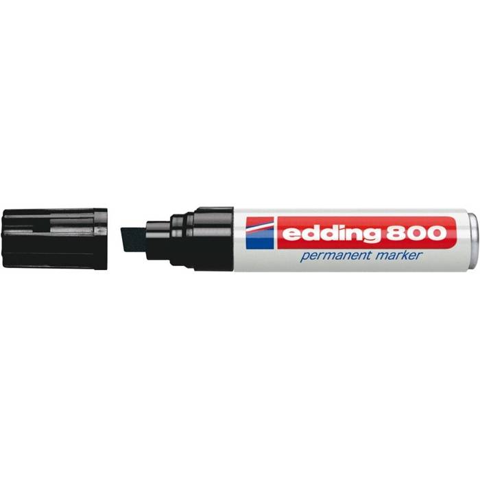 edding Permanentmarker 800 4-800002 4-12mm Keilspitze nachfüllbar rt-0