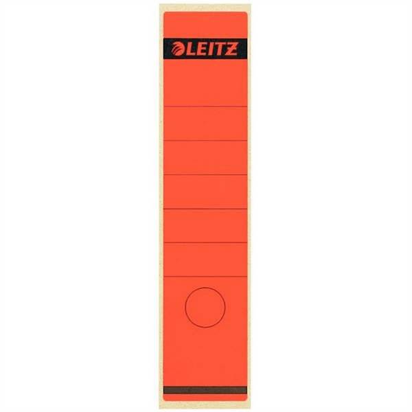 ESSELTE LEITZ - Leitz - Rückenetikett für Aktenordner - Rot (Packung mit 100)