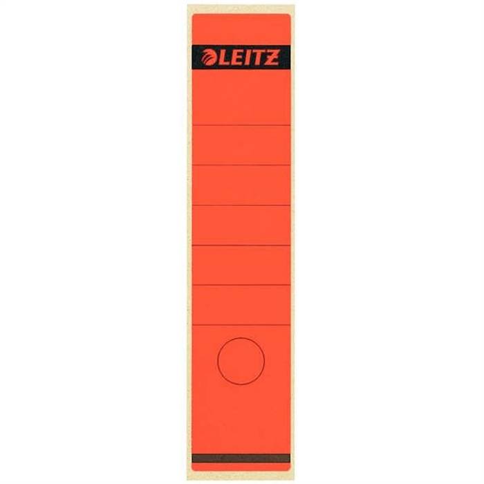 ESSELTE LEITZ - Leitz - Rückenetikett für Aktenordner - Rot (Packung mit 100)-0