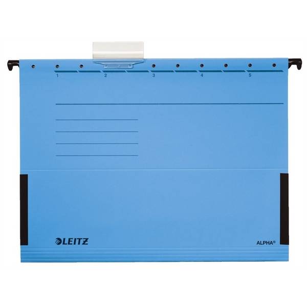 Hängetasche ALPHA A4 Karton blau