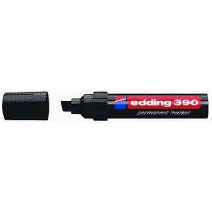 edding Permanentmarker 390 4-390001 4-12mm Keilspitze nachfüllbar sw