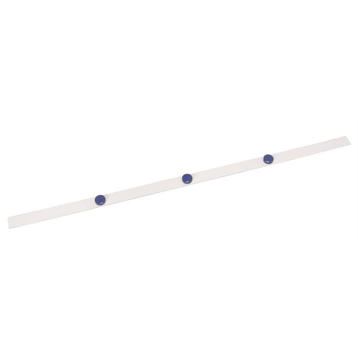 Ferroband Länge 1m weiß inklusive 3 Rundmagnete-0