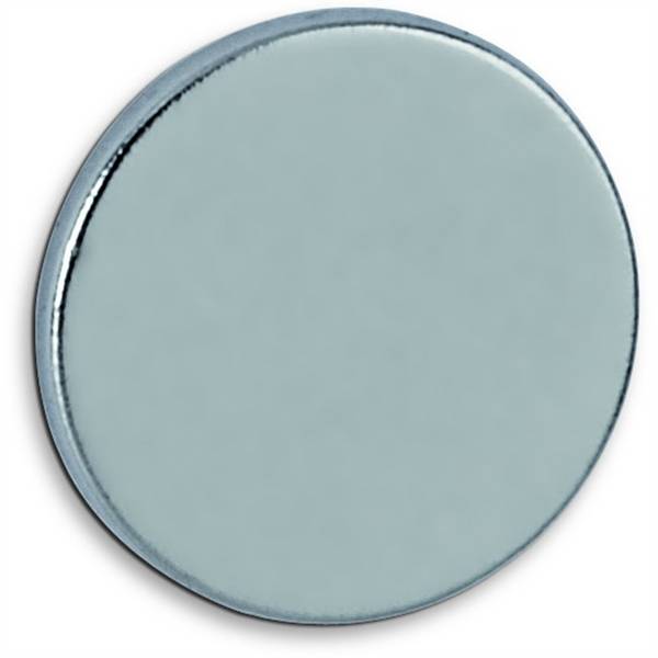 Maul Neodym-Magnet, Ã 10x1 mm, 0,5 kg Haftkraft, 10 St./Set hellgrau