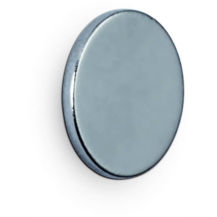 Maul Neodym-Magnet, Ã 10x1 mm, 0,5 kg Haftkraft, 10 St./Set hellgrau-1