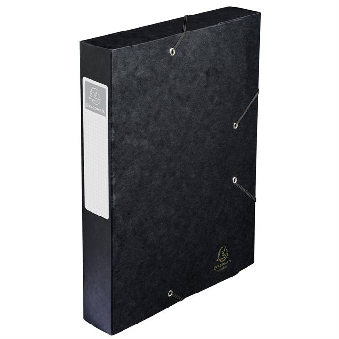 Archivbox Cartobox, flach geliefert Rücken 60mm aus Manilakarton, mit 3 Klappen und Gummizug, 25x33cm für DIN A4-1