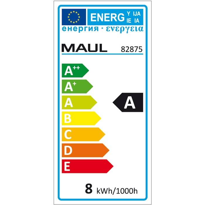 Maul Starlet 8231002 Schreibtischleuchte LED E27 3 W EEK: G (A - G) Weiß-1