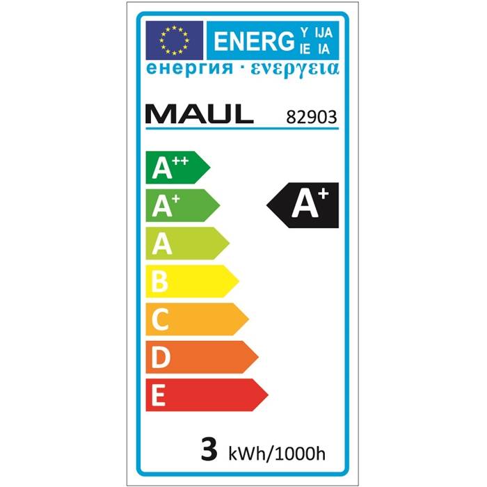 Maul Starlet 8231002 Schreibtischleuchte LED E27 3 W EEK: G (A - G) Weiß-2