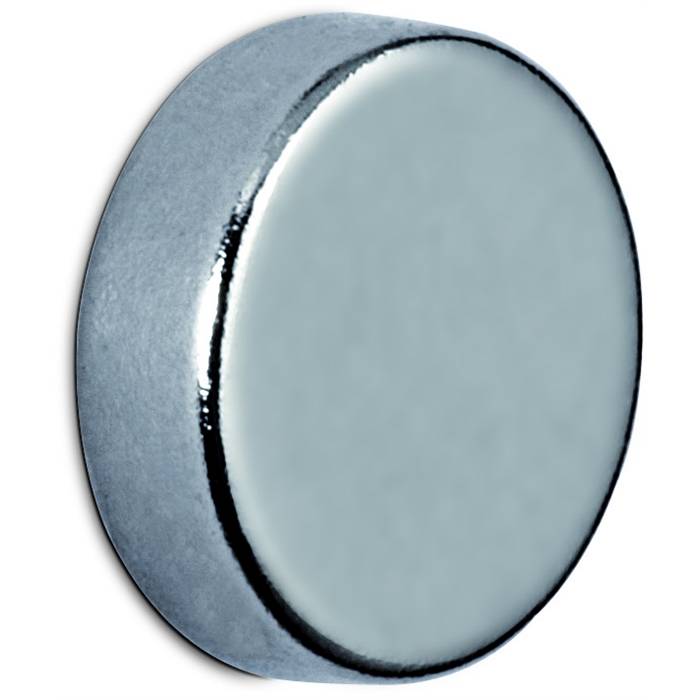 Maul Neodym-Magnet, Ã 10x3 mm, 2 kg Haftkraft, 10 St./Set hellgrau-1