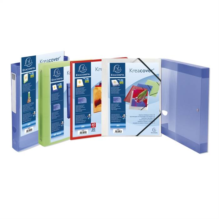 Präsentationsmappe Krea Cover A4 PP weiß-4