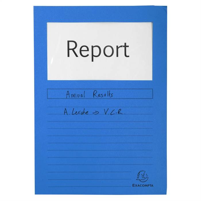 Packung mit 100 Fenstermappen mit Organisationsdruck aus Recycling-Karton 120g Forever, für Format DIN A4 22x31cm-1