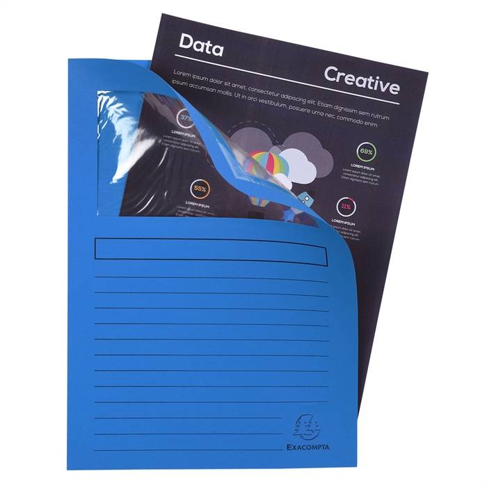 Packung mit 100 Fenstermappen mit Organisationsdruck aus Recycling-Karton 120g Forever, für Format DIN A4 22x31cm-2