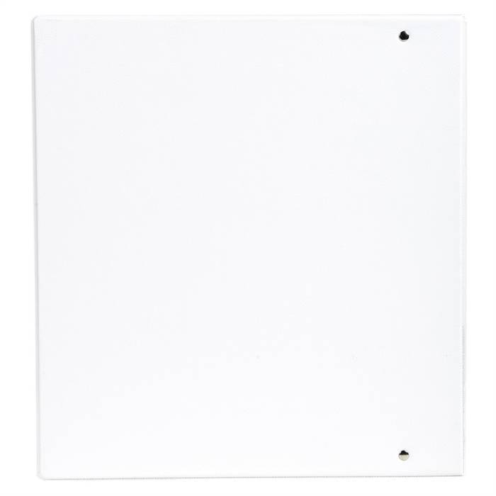 Ringbuch aus festem PP 2,3mm, 4 Ringe 60mm, Rücken 90mm, 3 Außentaschen, 32x28,5cm für DIN A4 Maxi - Kreacover-4