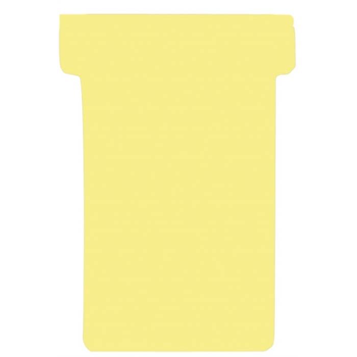 FRANKEN - T-Karte - 2.7 x 4.6 cm - Größe 1 - Gelb (Packung mit 100)-0
