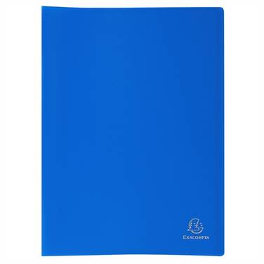 EXACOMPTA Sichtbuch, DIN A4, PP, 10 Hüllen, blau