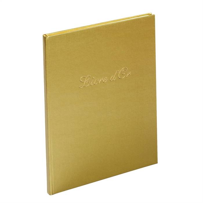 EXACOMPTA Gästebuch "Livre d'Or", 270 x 220 mm, gold (8701353)-1