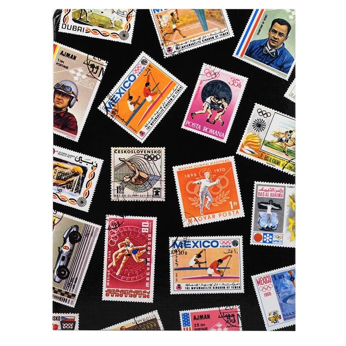 Briefmarken Einsteckalbum Sport, 16 Seiten, 16,5x22,5cm-0