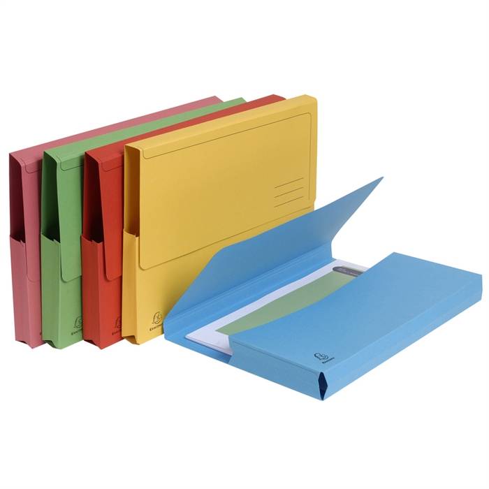 10er Packung Aktenmappen mit Verschlußkappe aus Recycling-Karton 290g Forever, für Format DIN A4-0
