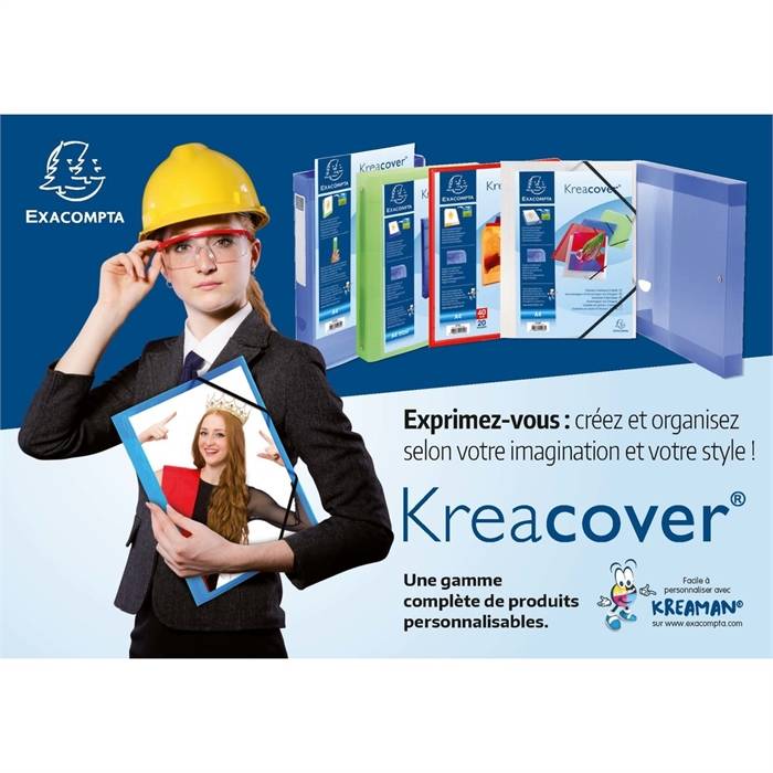 EXACOMPTA Sichtbuch PP 20Hüllen A4 weiß tr-4
