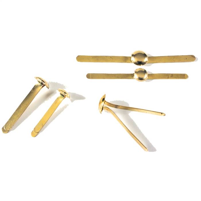 Box of 40 split pins 24mm-Gold-1