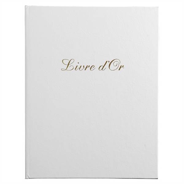 EXACOMPTA Gästebuch "Livre d'Or", 270 x 220 mm, weiß