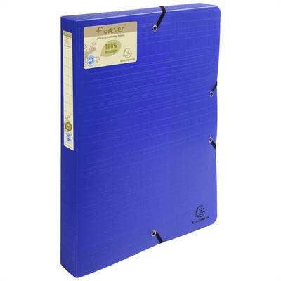 Archivbox forever Recycled PP Rückenbreite 40mm blau