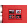 Exacompta Spiralalbum 50 schwarzen Seiten Passion - 32x22 cm - Rot - 16245E