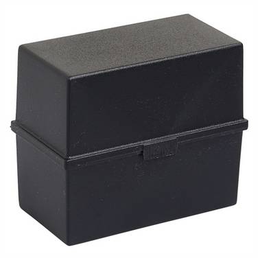 Karteikasten A5 quer Office schwarz